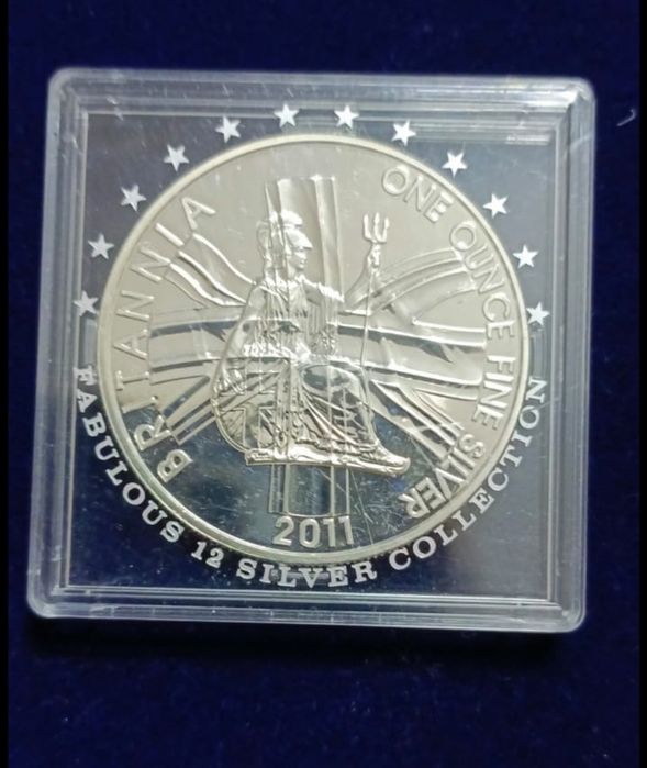 Monety srebrne 2 funty