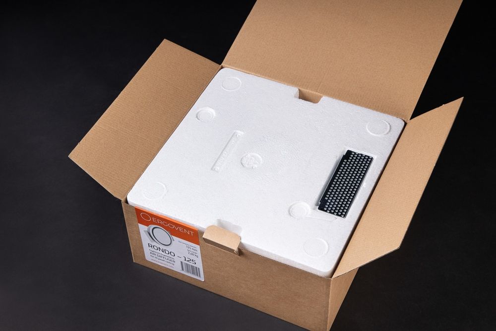 Ergovent Difusor de ventilação sem moldura para teto