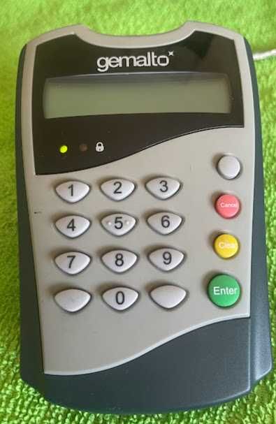 Leitor de Cartões Smart Card Gemalto PC Pinpad Reader HWP113026 D (USB)