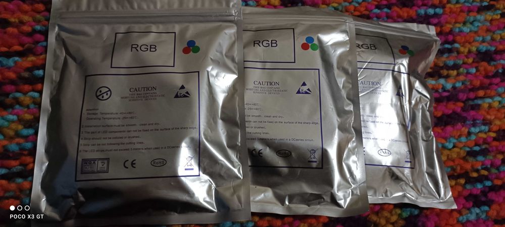 Лента светодиодная RGB полный комплект 5 м 12V