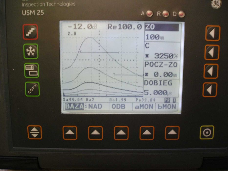 Defektoskop ultradźwiękowy Krautkramer USM25S DGS DAC UT ndt