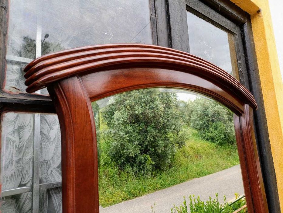 Beveled Mirror with Solid Wood Frame64563997706881122