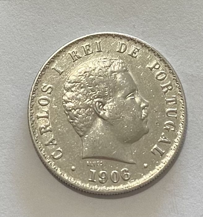 Moeda 600 - D CARLOS I - 500 Reis 1906