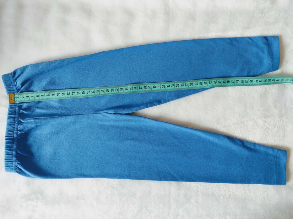 Legginsy niebieskie rozmiar 116 nowe