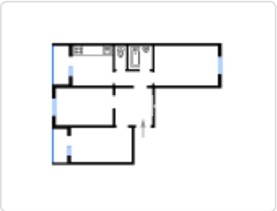 Трикімнатна квартира метро Позняки держ програми