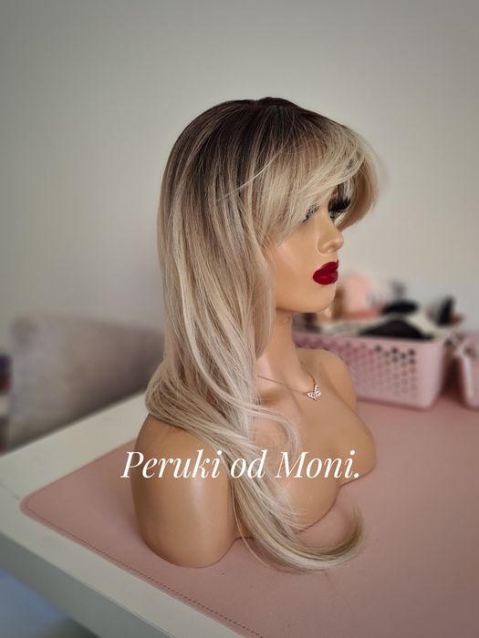 Tupet blond syntetyczny