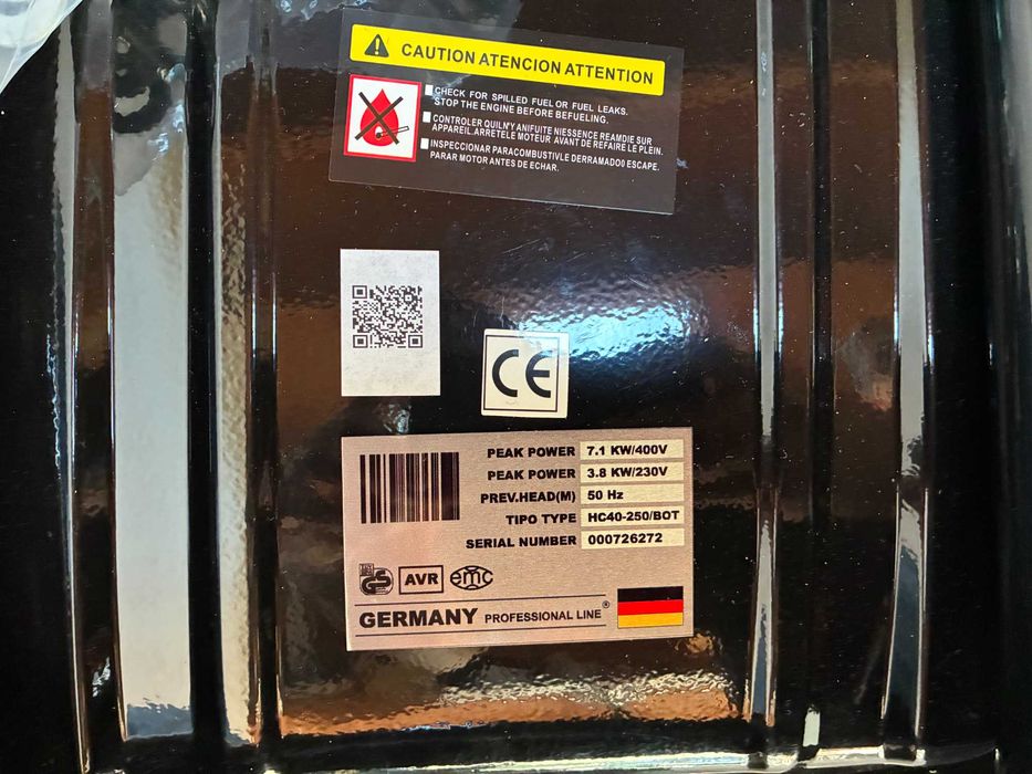 Agregat prądotwórczy GETTRODS GR4510TZ na gwarancji