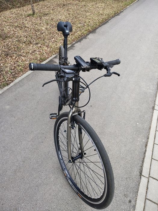 Rower męski 28" fitnes opony 42C czarny