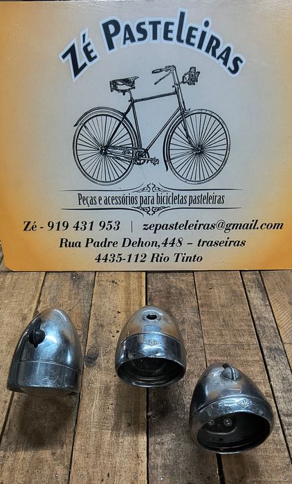 Faróis Miller e Mil nacional bicicleta pasteleira,janete, clássica