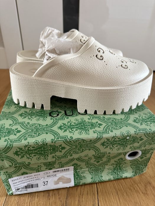Gucci Elea GG Platform Mules