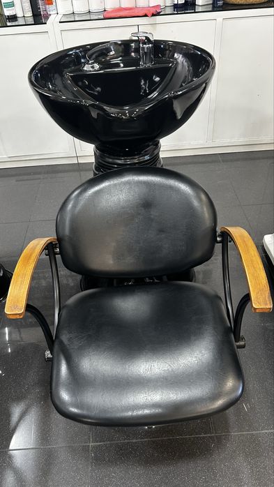 Rampa de lavagem cabeleireiro
