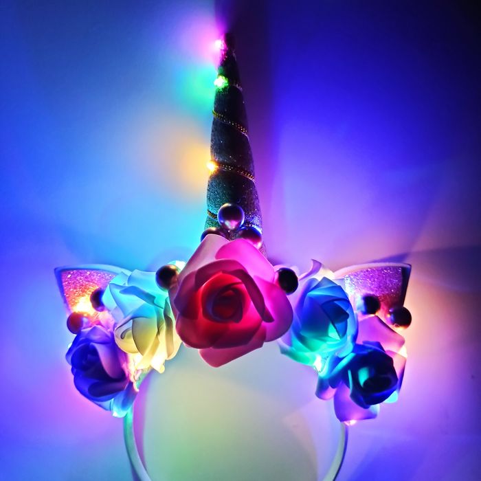 Акція! Дитячий обруч єдинорог світиться одноріг крила единорог крылья