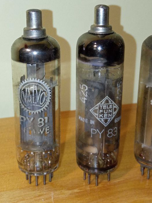 Радиолампы Telefunken Valvo Philips  Siemens