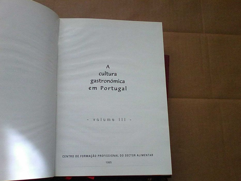 Gastronomia tradicional portuguesa 3 volumes