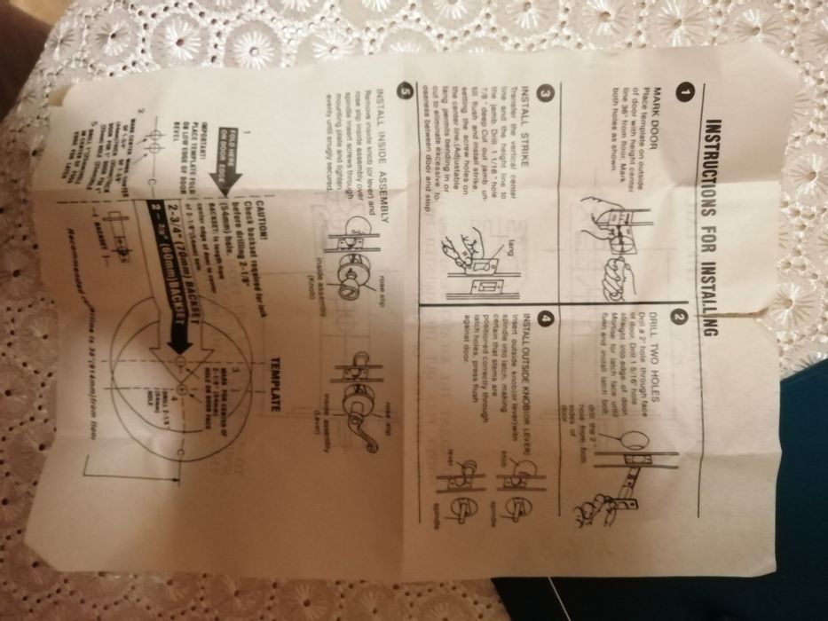 Ручки дверные новые.