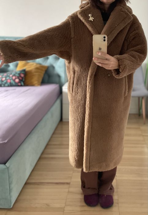 Шубка teddy MM, колір camel