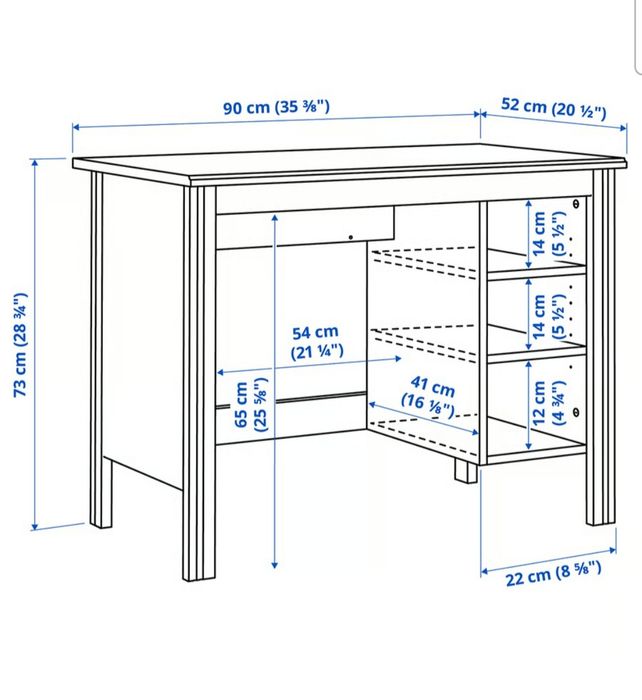Secretária BRUSALI Ikea