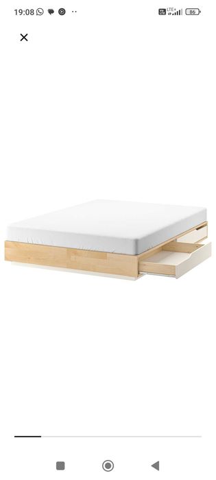 Łóżko Mandal 160x200 IKEA