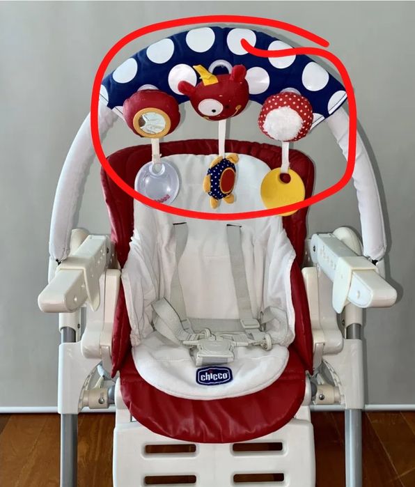 Brinquedos Usado Cadeira Refeiçao chicco Polly Magic Entrego Alfragide