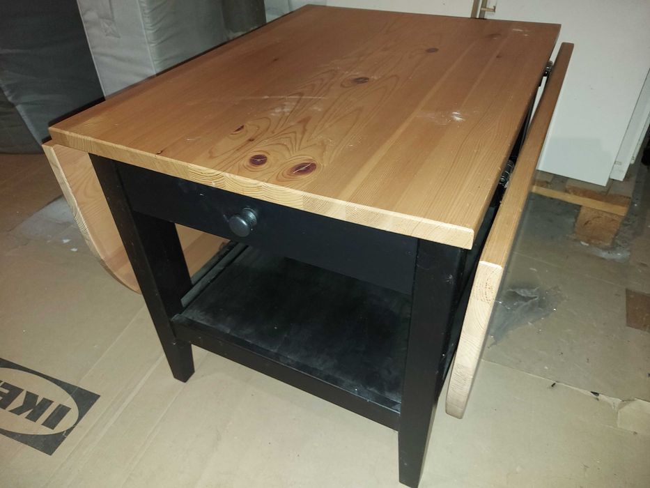 Stolik kawowy IKEA Arkelstorp bejca brąz, r.50/139x65x52cm-dostawa gr