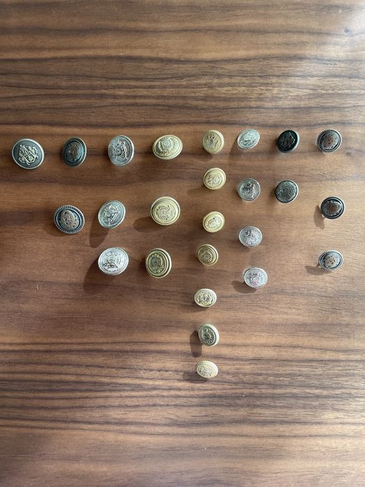 Conjunto de botões vintage