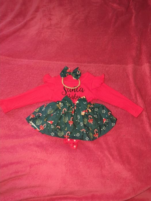 Новорічна боді-сукня