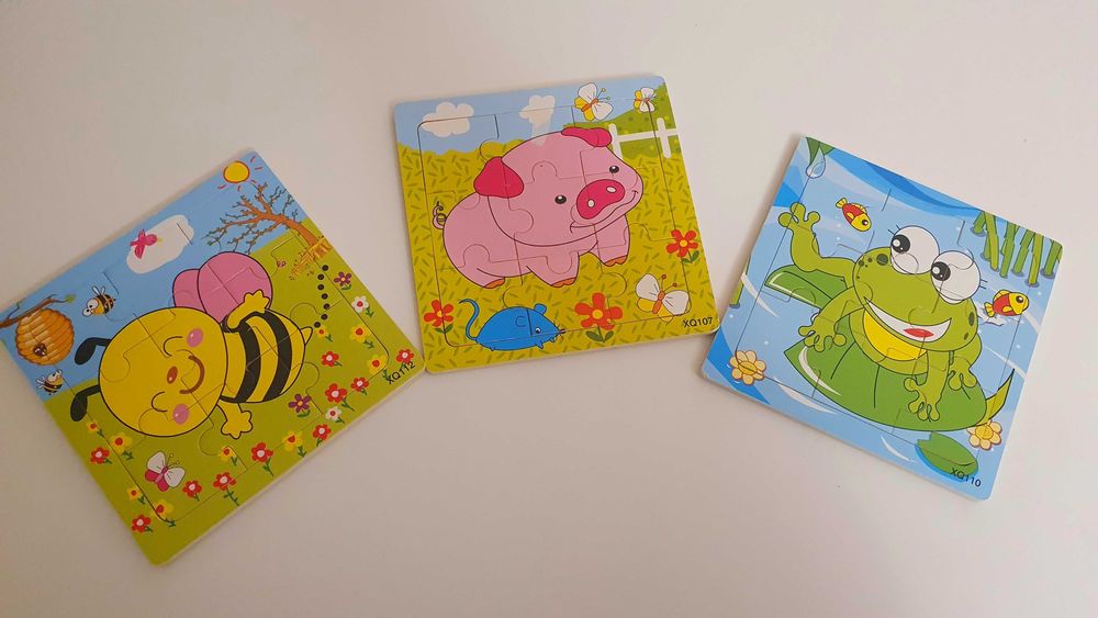 Дерев'яні пазли для дітей