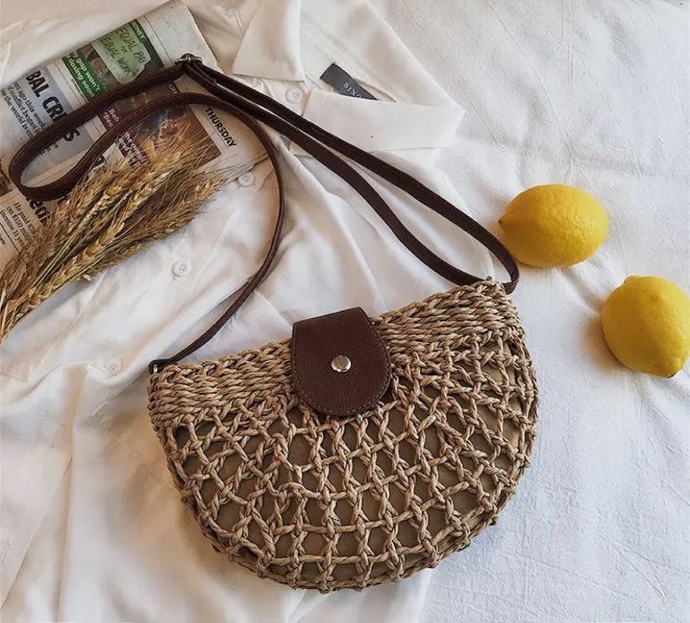 Сумка плетена літня