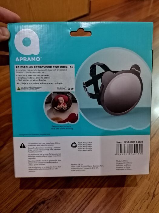 Espelho Apramo, vigilância de crianças.