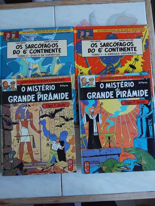 14 Livros de BD: As Aventuras de Blake e Mortimer, de Edgar P. Jacobs