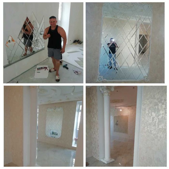 Укладка плитки (кафеля) керамогранита .Плиточник .