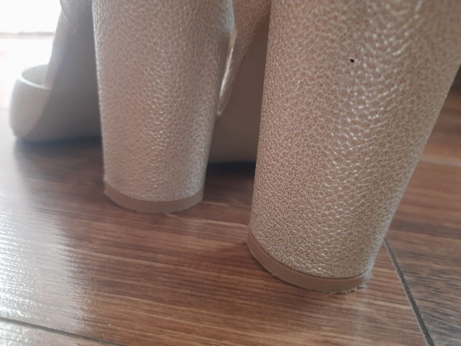 Ślubne zlote buty,polski producent 37