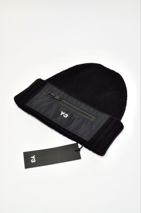 Y-3 Patch Beanie czapka zimowa