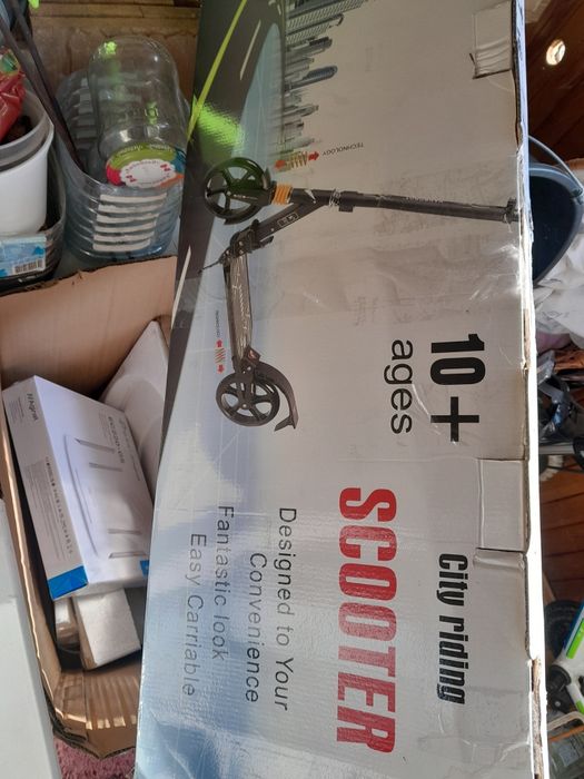 Двоколісний самокат Scale Sports Wild. Black (складна конструкція)