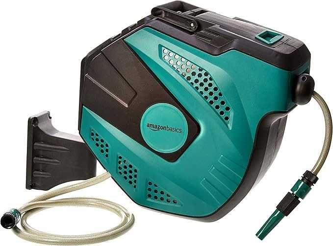 Bęben z wężem ogrodowym Amazon Basics 25m