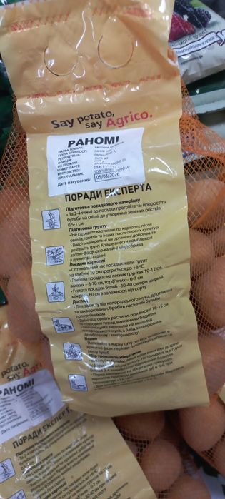 Картопля 1 репродукції