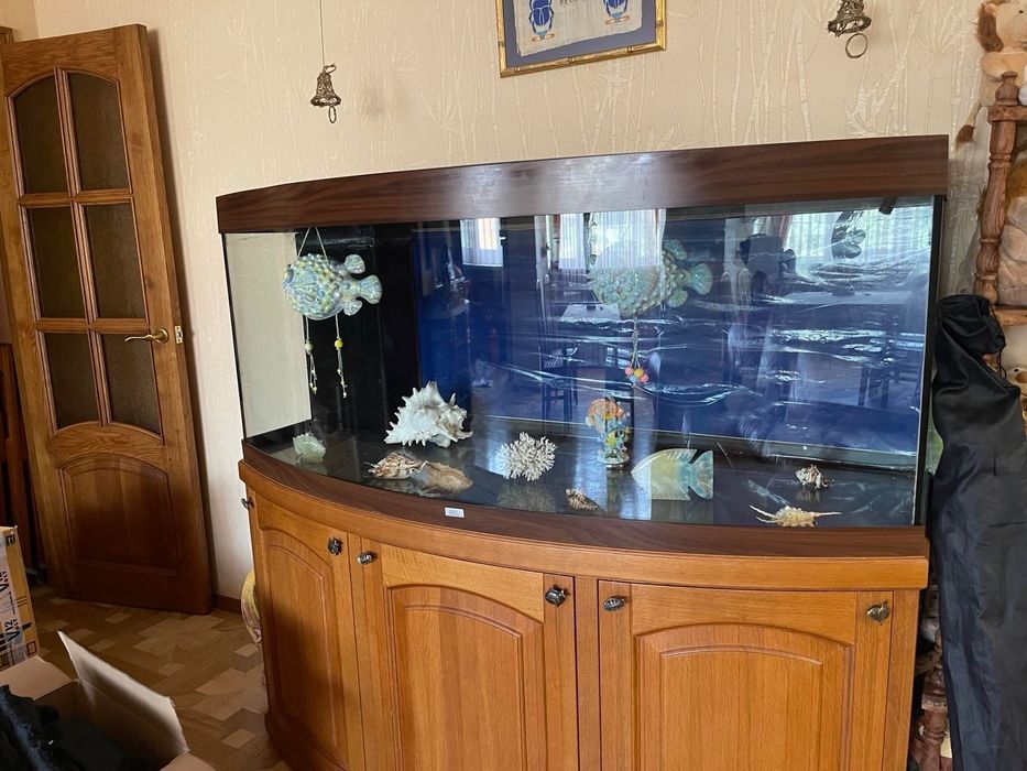 Аквариум большой JUWEL (Джувел) VISION 450 LED , черный 450 литров