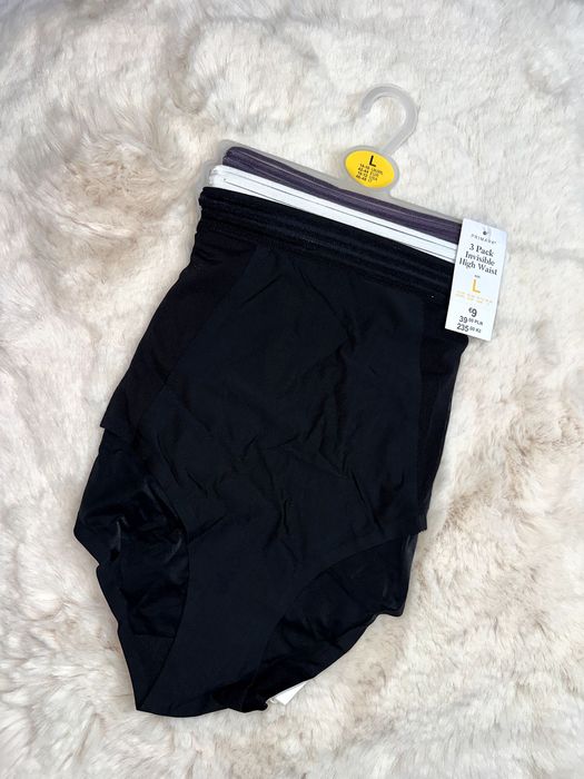 Primark 3 x cienkie pełne majtki nowe L
