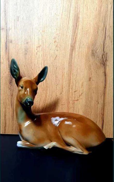Фарфоровая статуэка косуля Германия