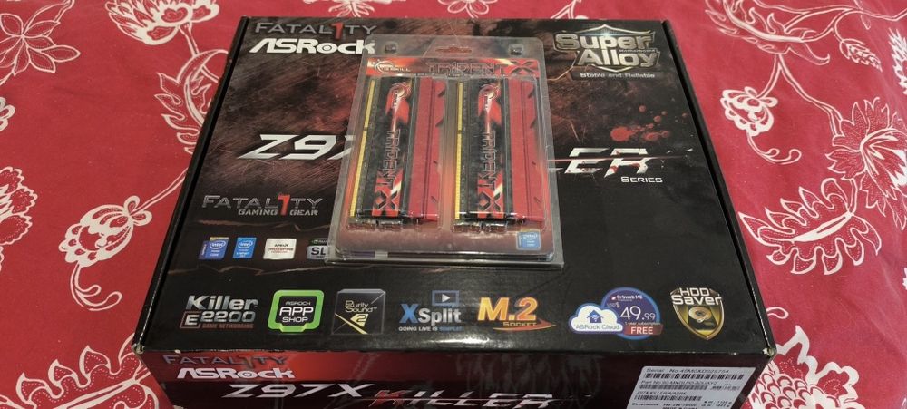 Asrock Z97X Killer + i7 4790k + 32gb 2400MT/s trident X