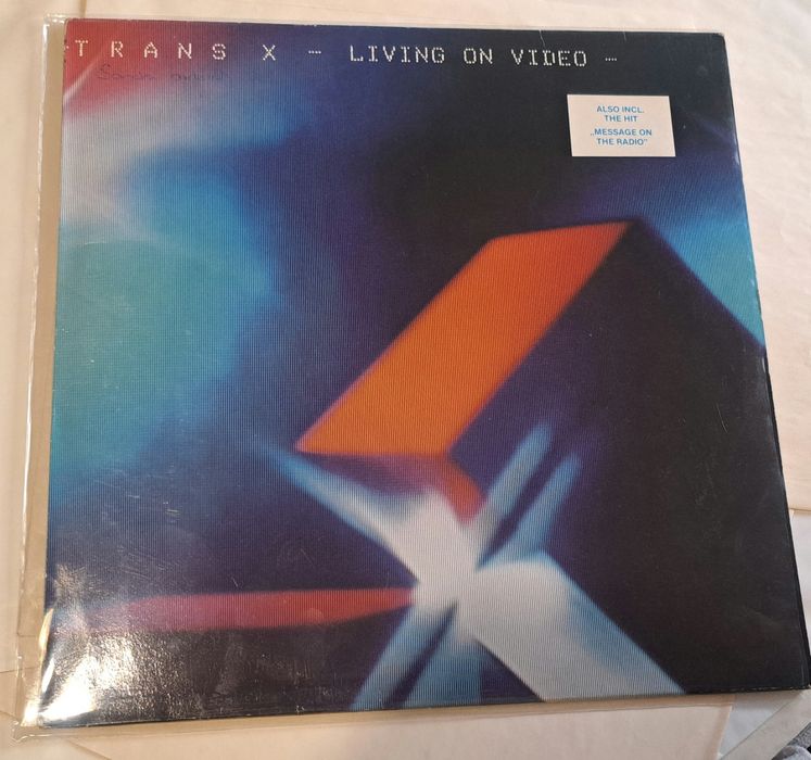 Trans-x Living on video LP vinyl