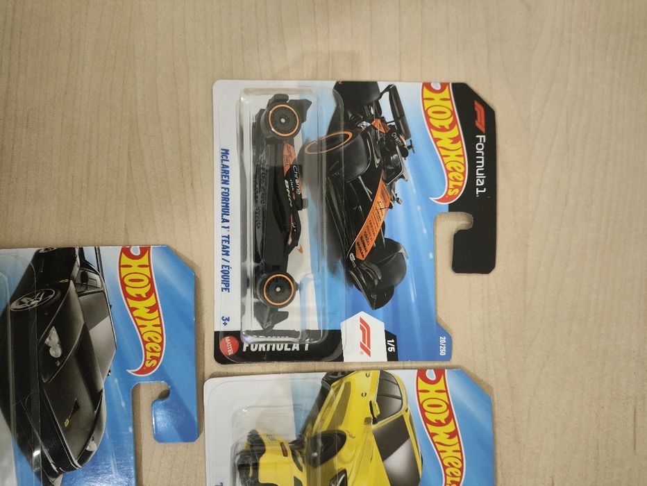 Hot wheels   Ferrari F40   Audi RS6    McLaren Fórmula 1