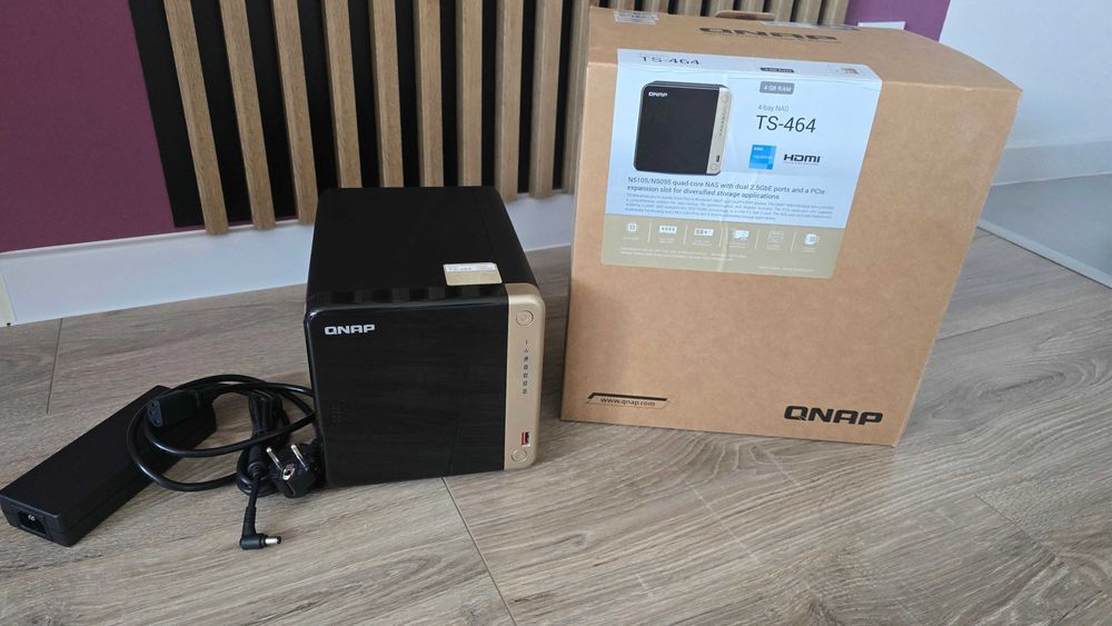 Sprzedam NAS QNAP TS-464 – w pełni sprawny