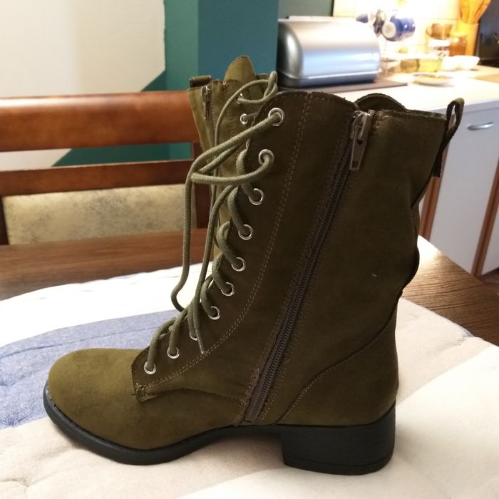 Botki damskie roz 36