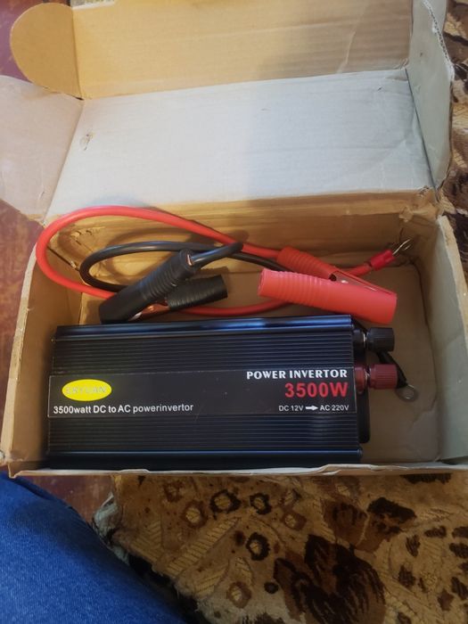 Инвертор автомобильный 12V-220V инвертор 3500W (Преобразователь напряжения)