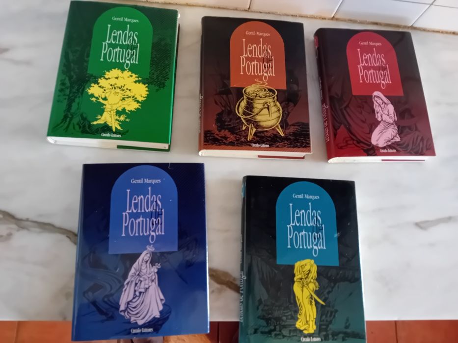 Conjunto de 5 Livros Lendas de Portugal