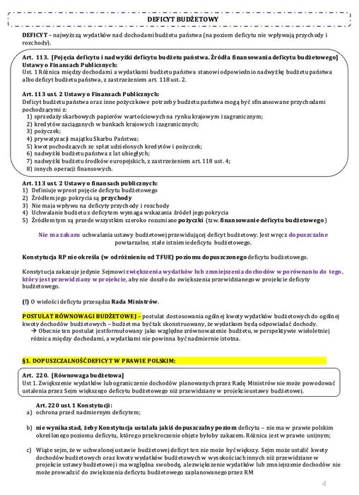 Notatki na studia – Prawo finansowe - WPiA