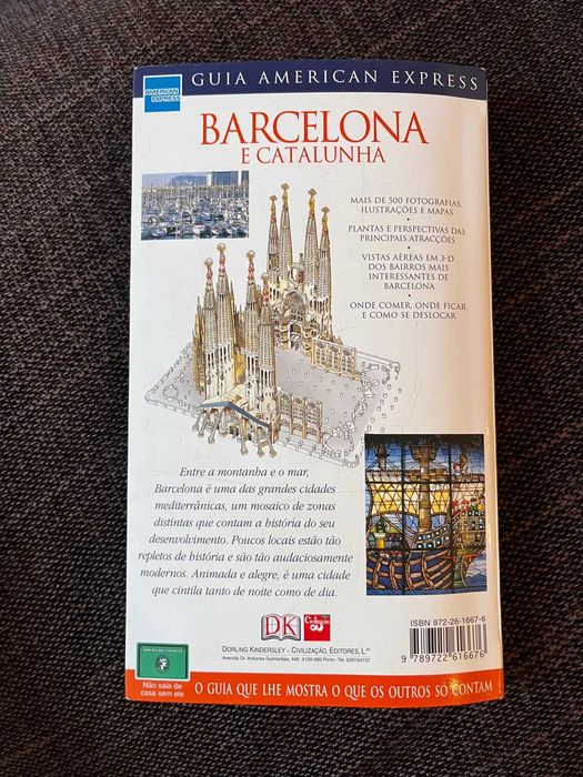 Guia American Express de Barcelona — em excelente estado