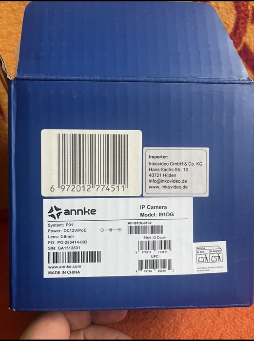 NOWA Kamera IP ANNKE I91DG 12MP 4K UltraHD | PoE | Obiektyw 2.8mm | IP67