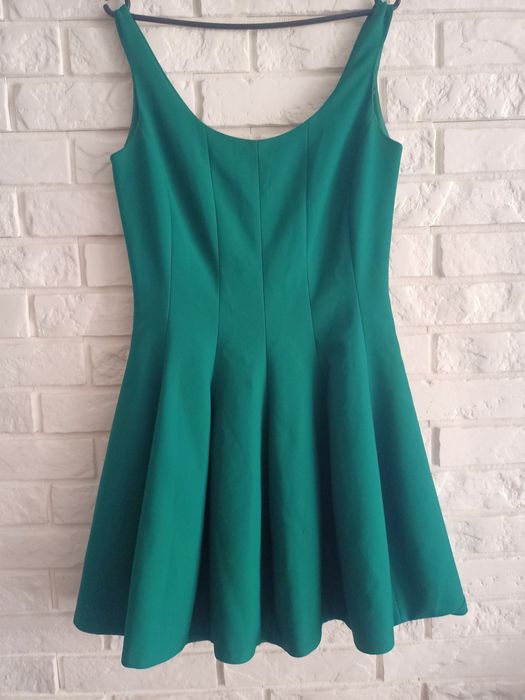 Elegancka sukienka rozkloszowana wesele #koktajlowa